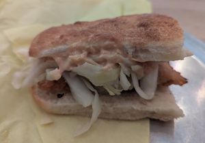 Papa G's Reuben at Secret Pizza Society in Portland