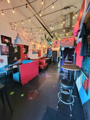 Interior at Secret Pizza Society in Portland