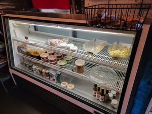Deli Case at Secret Pizza Society in Portland
