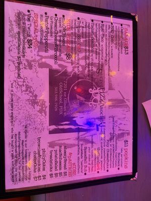   at Secret Pizza Society in Portland