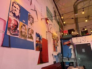   at Secret Pizza Society in Portland