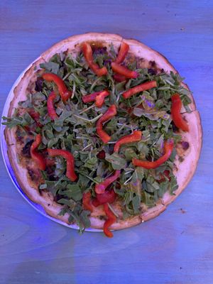 A bsolom GF Pizza 💚  at Secret Pizza Society in Portland