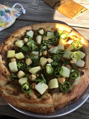 Pineapple & Jalepeno =KISSOONS LOOP   at Secret Pizza Society in Portland