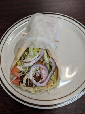 Falafel sandwich at Dari Kabab & Gyro in Smyrna