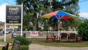 Outside at Nash Gallery & Café in Esk