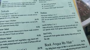 Lunch menu at Nash Gallery & Café in Esk