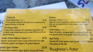 Gluten free lunch menu at Nash Gallery & Café in Esk