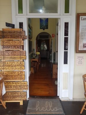 Entrance at Nash Gallery & Café in Esk