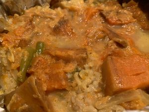 Sweet potato and coconut curry  at Sea Change  in South Shields