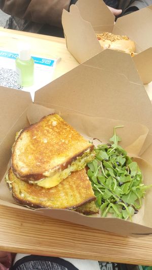 Italian vegan cheesa at Sea Change  in South Shields