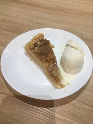 Caramel apple tart  at Sea Change  in South Shields