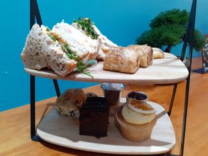 Afternoon tea at Sea Change  in South Shields