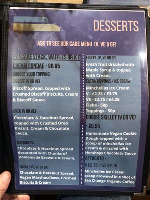 Desserts May 2023  at Sea Change  in South Shields