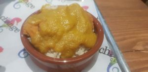 Chicken Katsu curry with rice #Veganuary at Sea Change  in South Shields