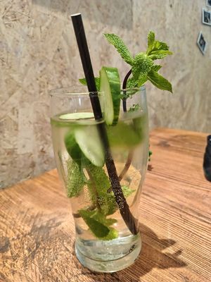Green tea, cucumber and mint iced tea blast at Sea Change  in South Shields