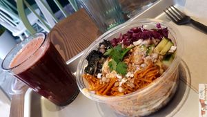 Fabulous bowl ! eggplant at Wholywood in Paris