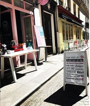 terrace at Wholywood in Paris