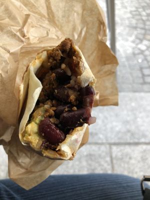 Burrito at Wholywood in Paris