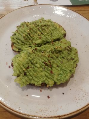 Avocado toast at 50Nine in St Albans