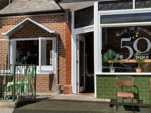 exterior with takeaway hub at 50Nine in St Albans