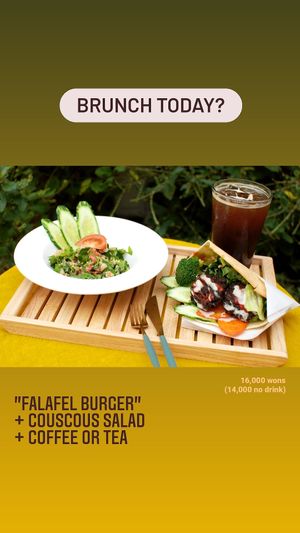 Brunch served 11am-3pm.  at April and May 45 꽃피는 4월 밀익는 5월 in Busan