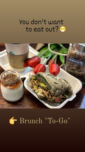 "BRUNCH TO GO" > Mushroom Set
Beverage included + homemade Vegurt granola
11AM-3PM 
eco-friendly packages  at April and May 45 꽃피는 4월 밀익는 5월 in Busan