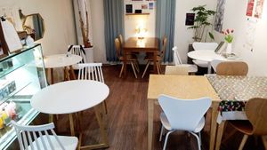 Interior of location - seating at April and May 45 꽃피는 4월 밀익는 5월 in Busan