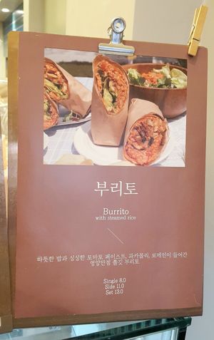 brunch menu - Burrito at April and May 45 꽃피는 4월 밀익는 5월 in Busan