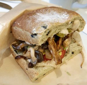 Mushroom sandwich - close-up at April and May 45 꽃피는 4월 밀익는 5월 in Busan