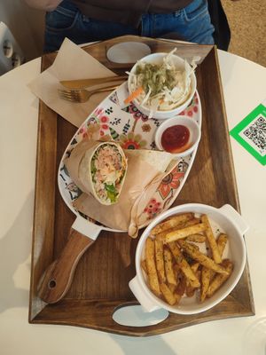 Lunch #Veganuary at April and May 45 꽃피는 4월 밀익는 5월 in Busan