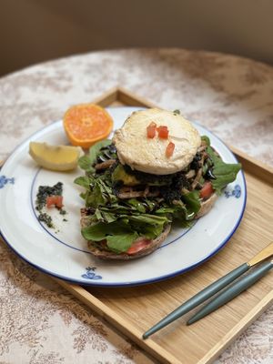 Avocado toast with tofu  at April and May 45 꽃피는 4월 밀익는 5월 in Busan