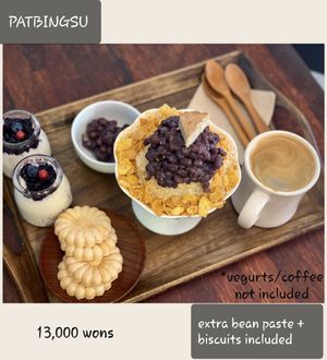 Delicious Patbingu available on summers at April and May 45 꽃피는 4월 밀익는 5월 in Busan