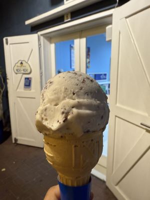 Banana stracciatella   at Cielo Gelato & Pizza in Willemstad