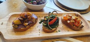 Vegan Bruschetta at Marrobbio in Sliema