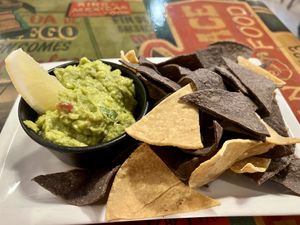 Nachos with guacamole   at El Mexicano Zapata in Rotorua
