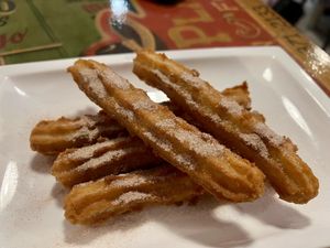 Vegan churros!  at El Mexicano Zapata in Rotorua