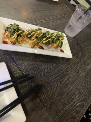 Fried rice customized with veggies on top   at Sekushi in Clearwater