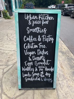 Sign at Mangata in Puerto Morelos