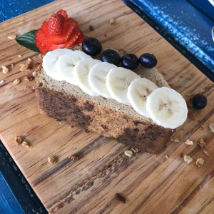 Banana bread.  at Mangata in Puerto Morelos