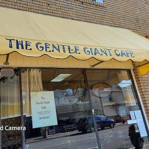 Look for the yellow awning! at The Gentle Giant Cafe in Pitman