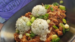 scharfes kichererbsen Kohl curry at Dii:ke in Sankt Peter-ording