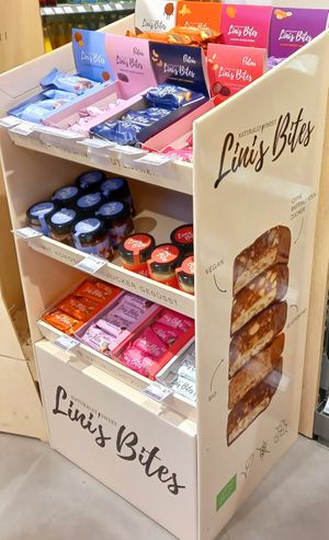 lini's bites at SuperBioMarkt in Dusseldorf