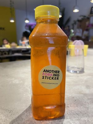 Homemade ice tea  at Gives a Fork in Geneva