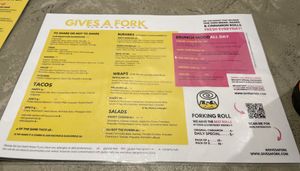   at Gives a Fork in Geneva