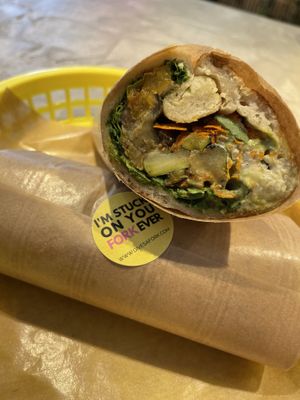 Melburn wrap  at Gives a Fork in Geneva