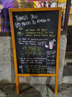  at Gives a Fork in Geneva