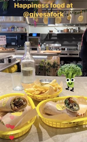   at Gives a Fork in Geneva