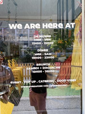   at Gives a Fork in Geneva