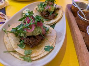 Rendang and harmony tacos at Gives a Fork in Geneva