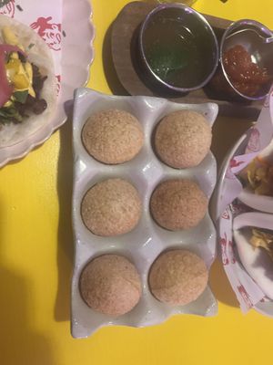 Pani puri  at Gives a Fork in Geneva